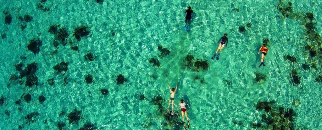 belize snorkeling tours chaa creek aerial